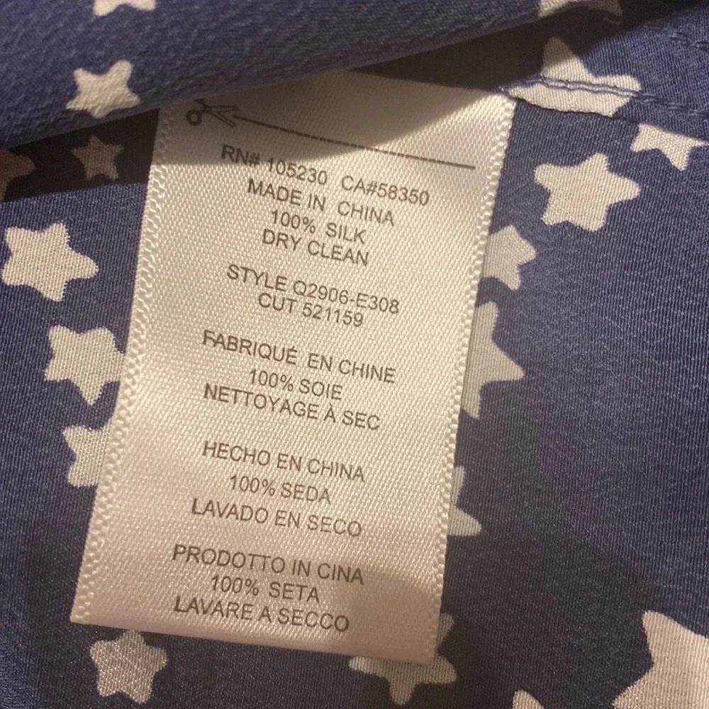 Equipment silk mini dress size M - Picture 6 of 6